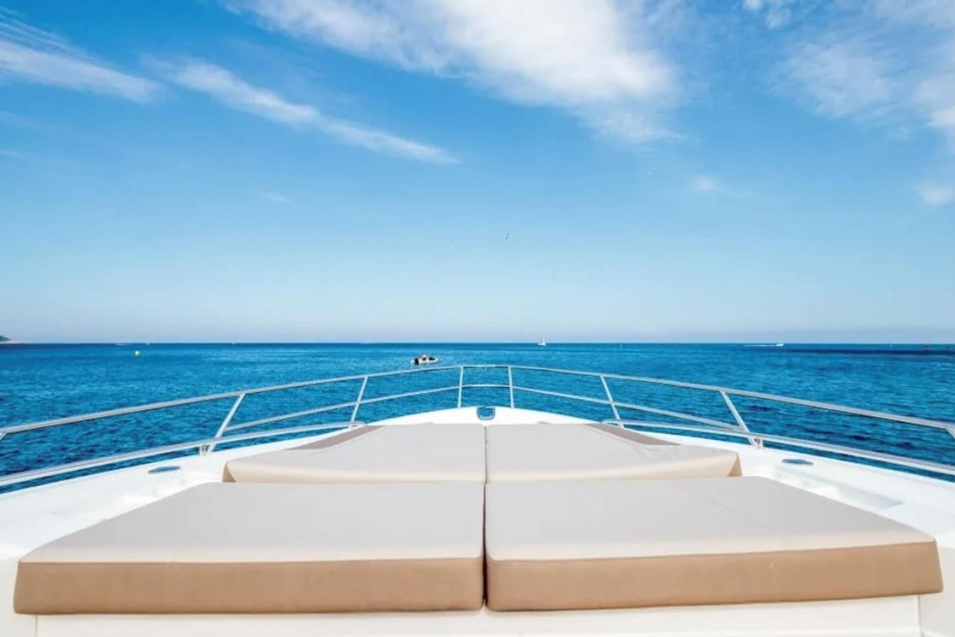 a boat on the water aboard PRINCESS S72 Yacht for Sale
