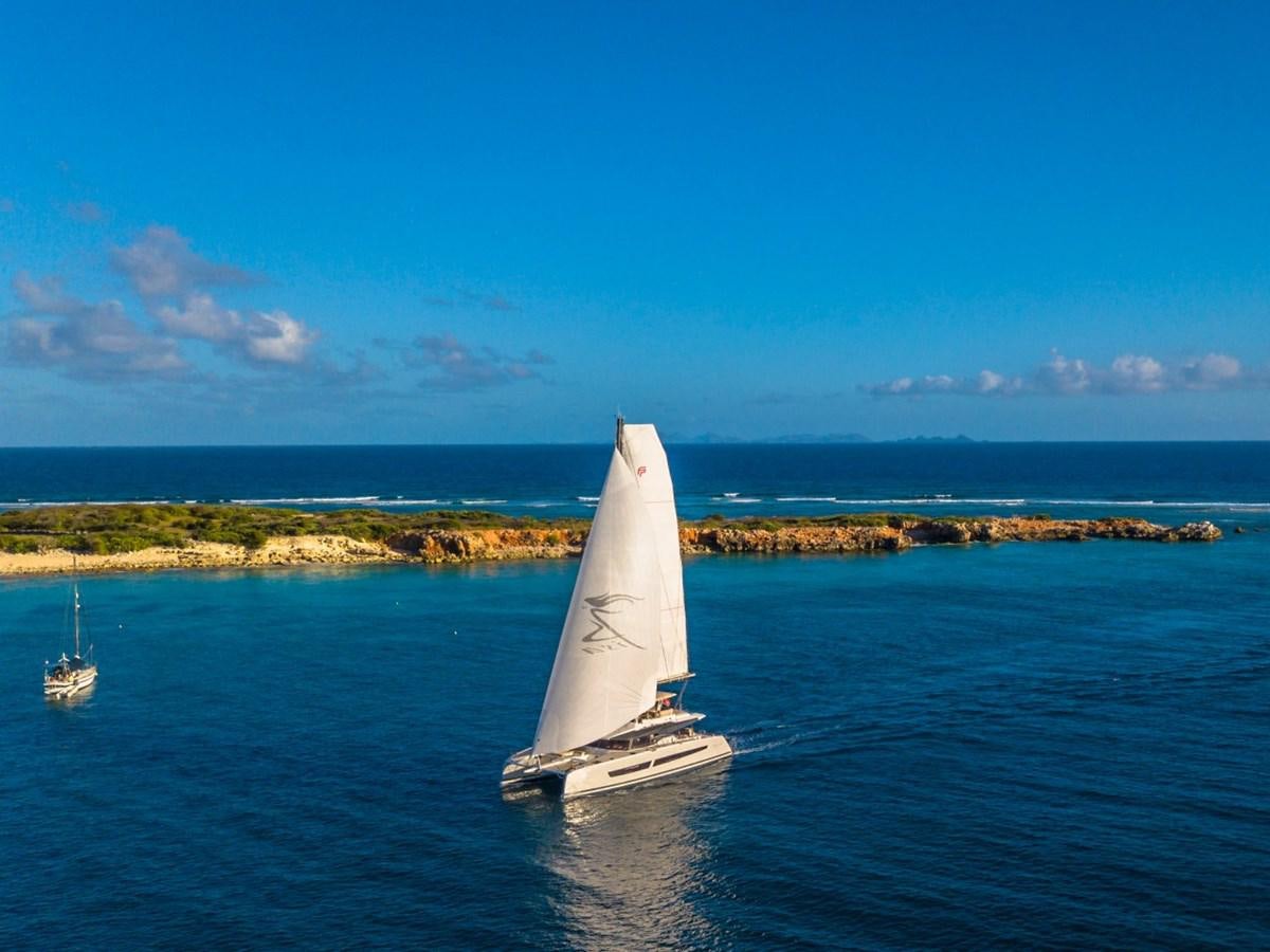 a sailboat on the water aboard LISA OF THE SEAS Yacht for Sale