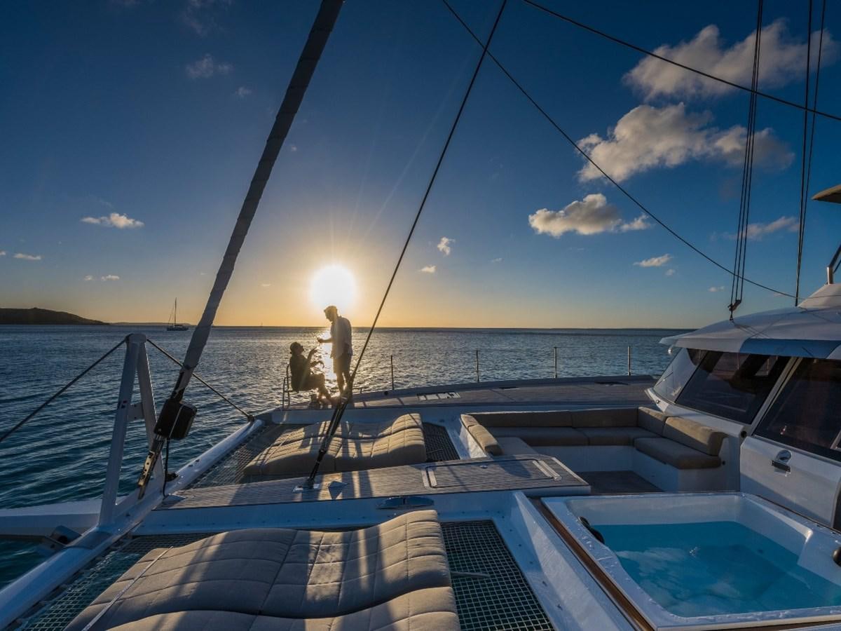 a boat on the water aboard LISA OF THE SEAS Yacht for Sale
