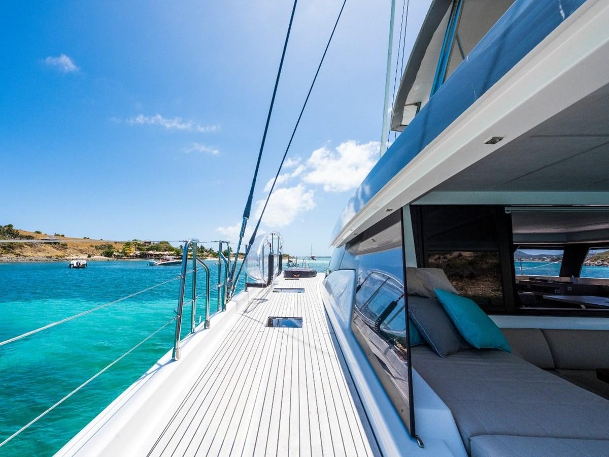 a boat on the water aboard LISA OF THE SEAS Yacht for Sale