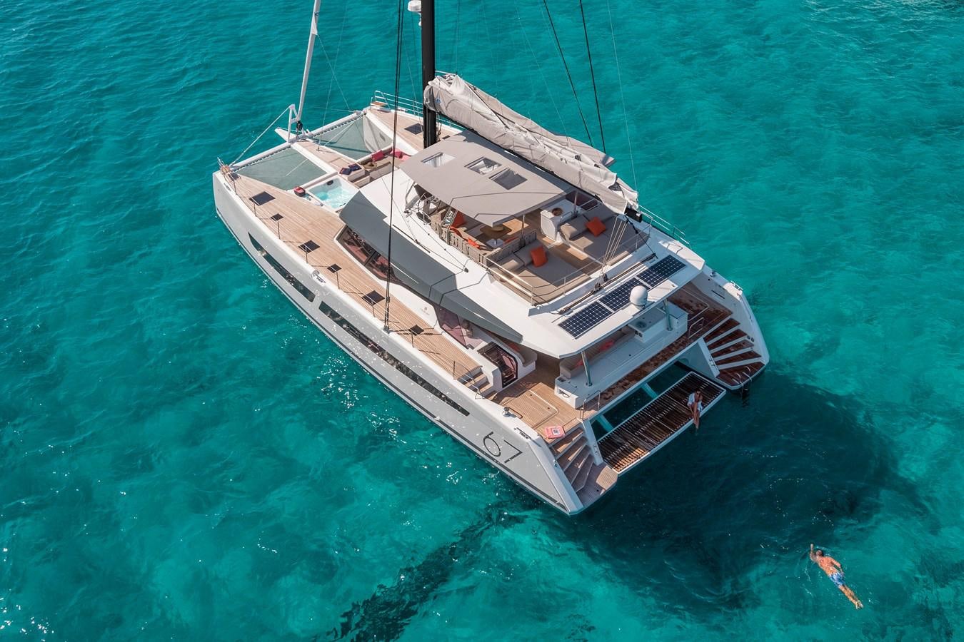 a boat in the water aboard LISA OF THE SEAS Yacht for Sale