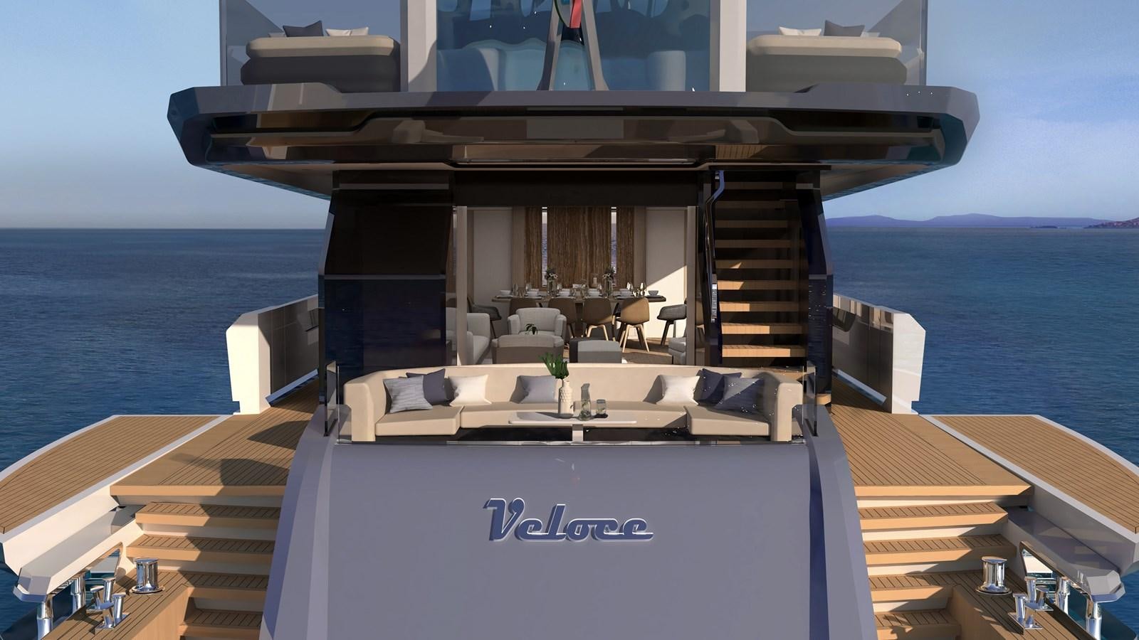 a boat on the water aboard VITTORIA VELOCE 32 RPH #01 Yacht for Sale