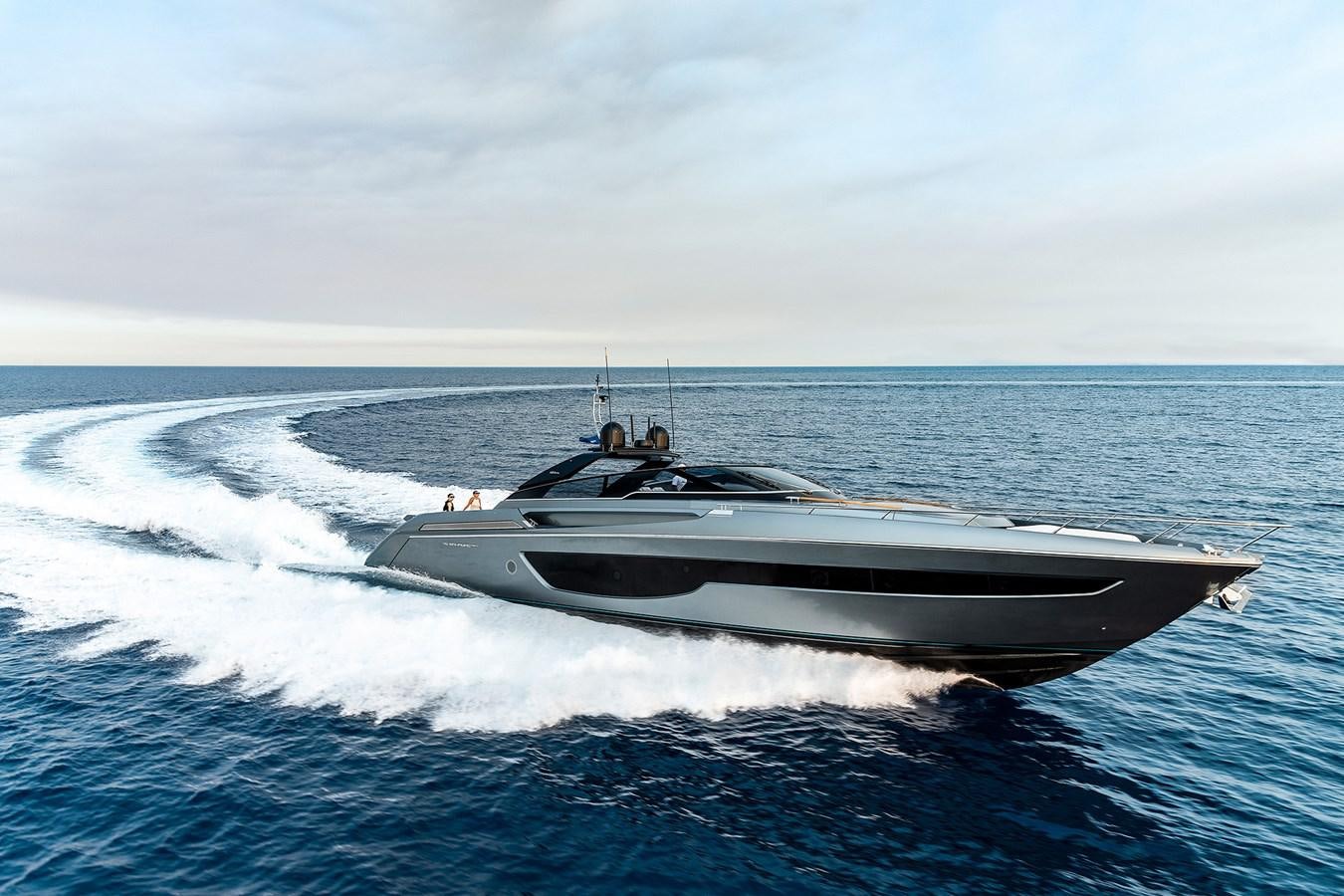 a boat on the water aboard RIVA 76 BAHAMAS SUPER  Yacht for Sale