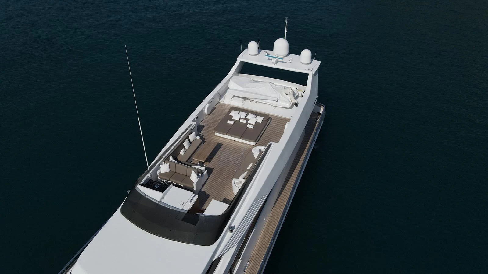 a boat on the water aboard IXIA Yacht for Sale