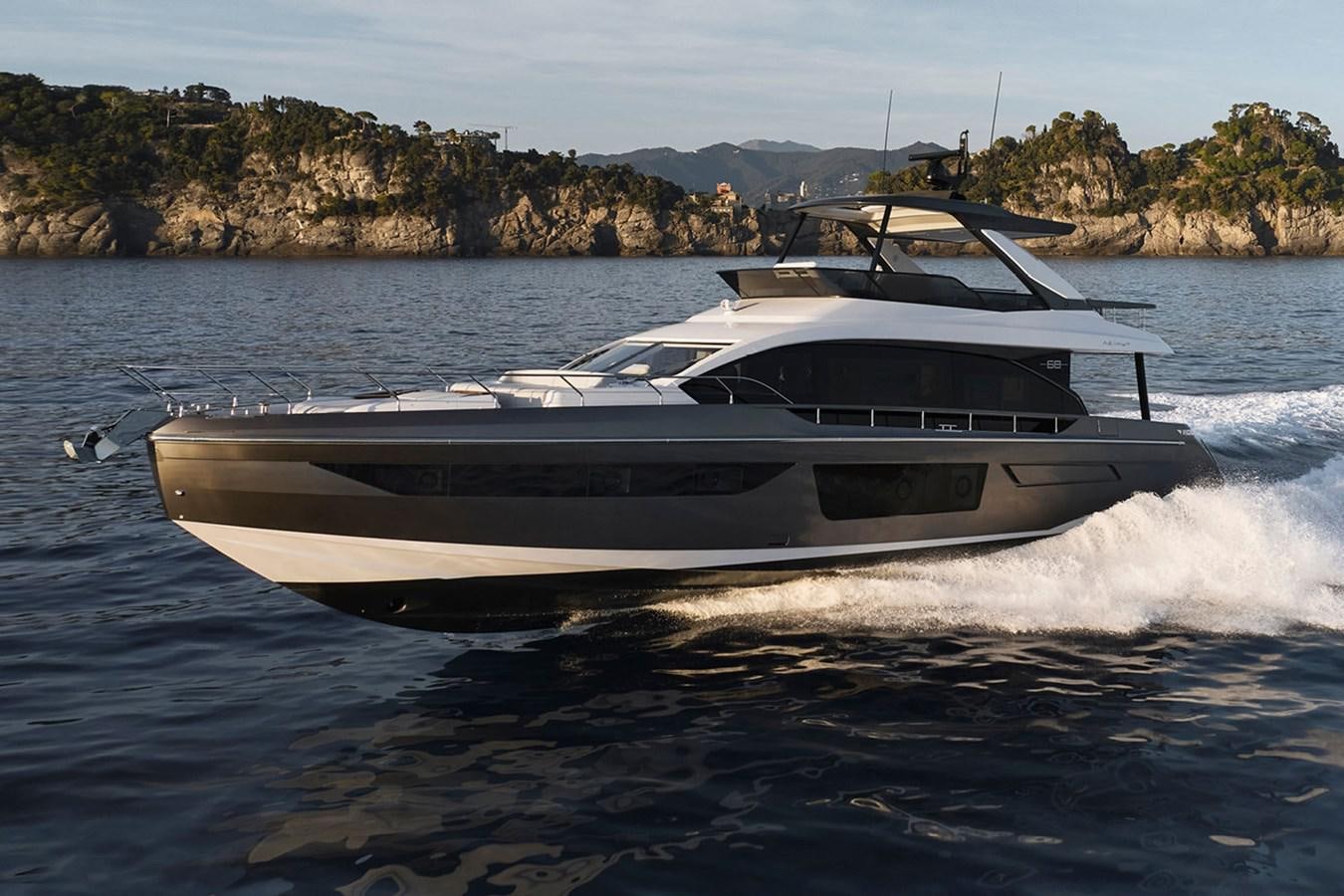 a boat on the water aboard SUNSTROKE Yacht for Sale