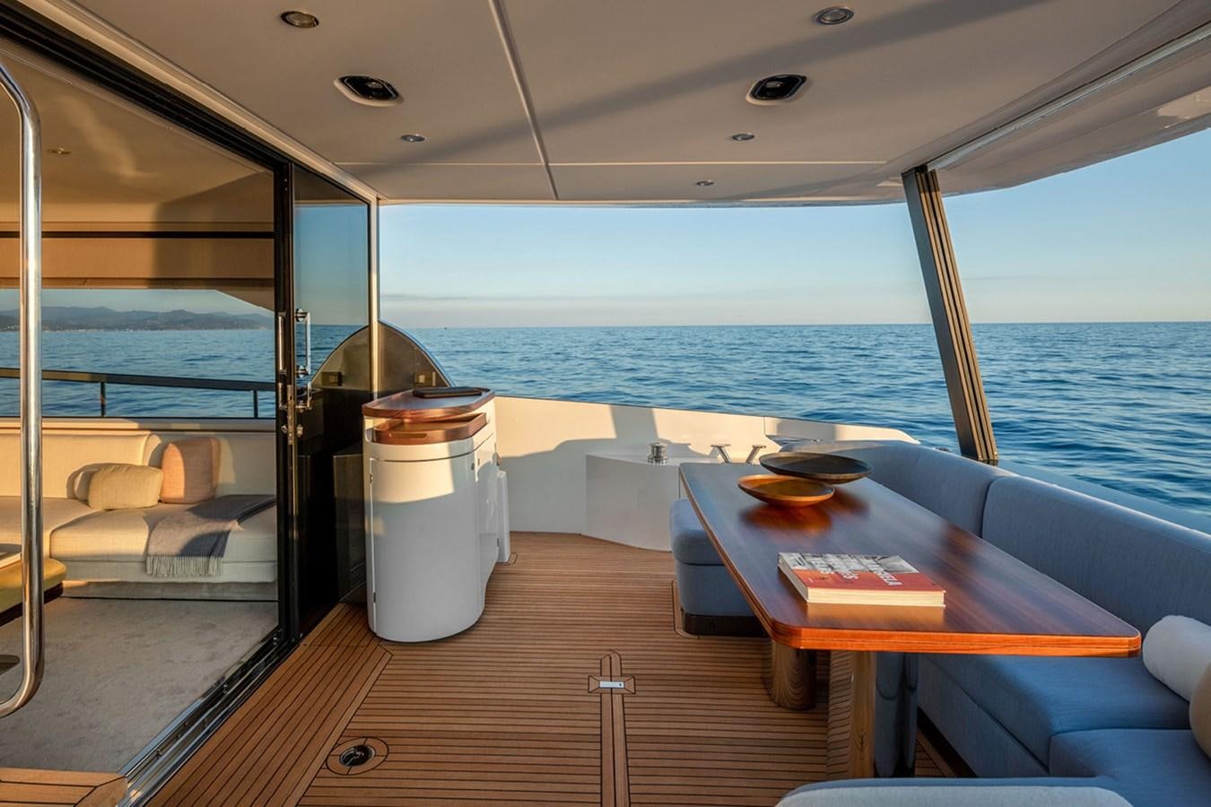 a boat on the water aboard SUNSTROKE Yacht for Sale