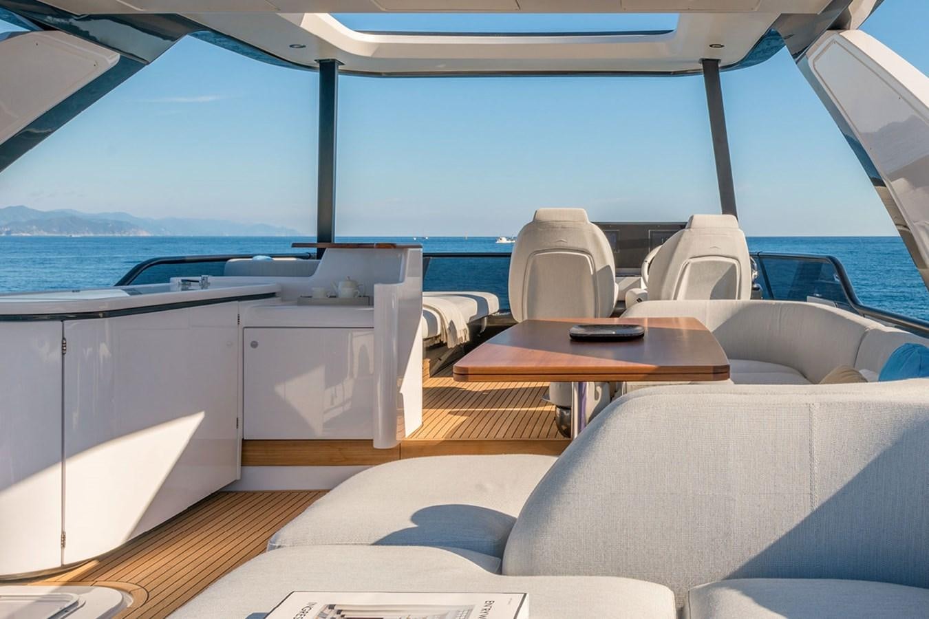 inside of a boat aboard SUNSTROKE Yacht for Sale