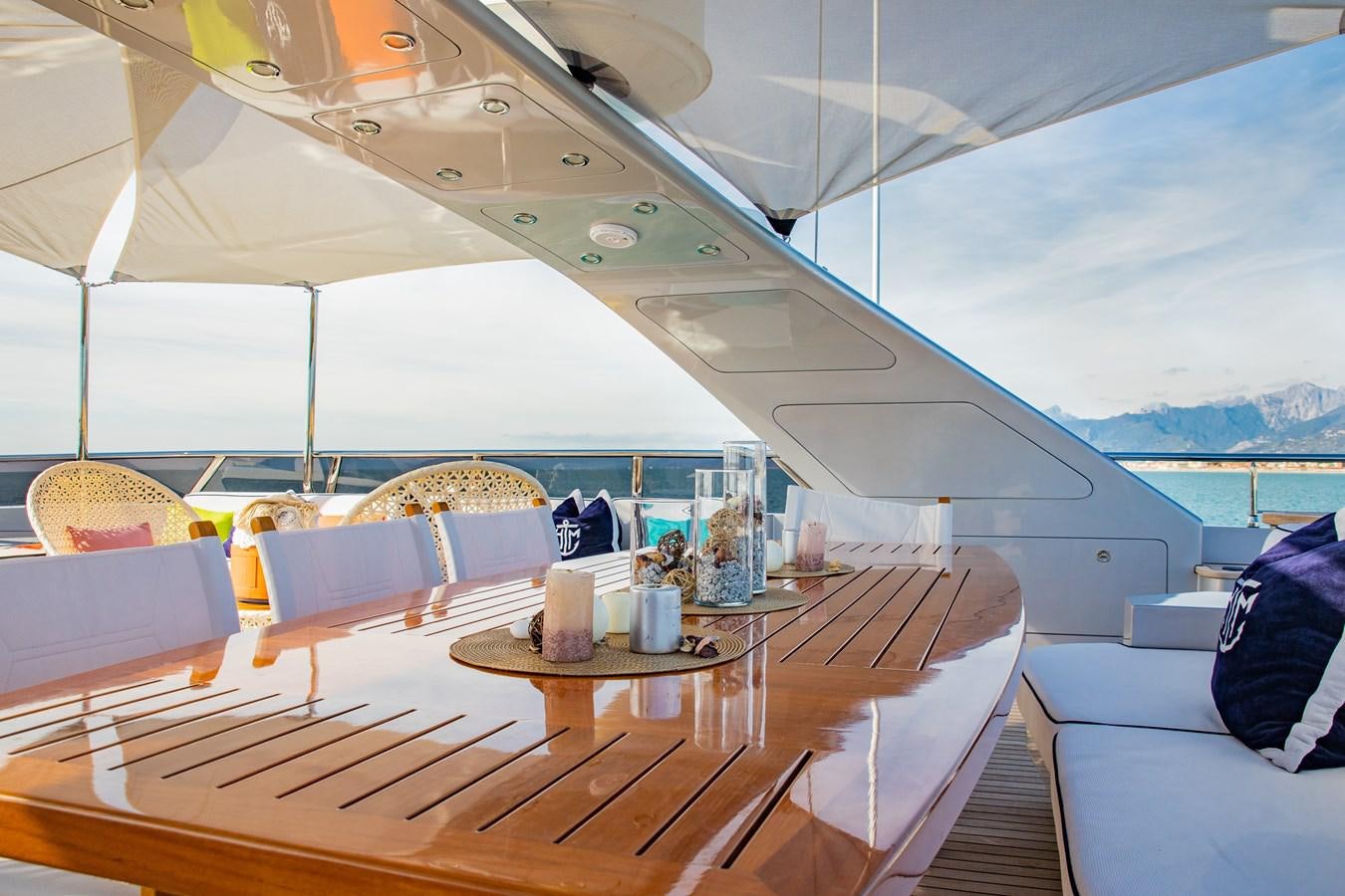 a boat on the water aboard HATT MILL Yacht for Charter