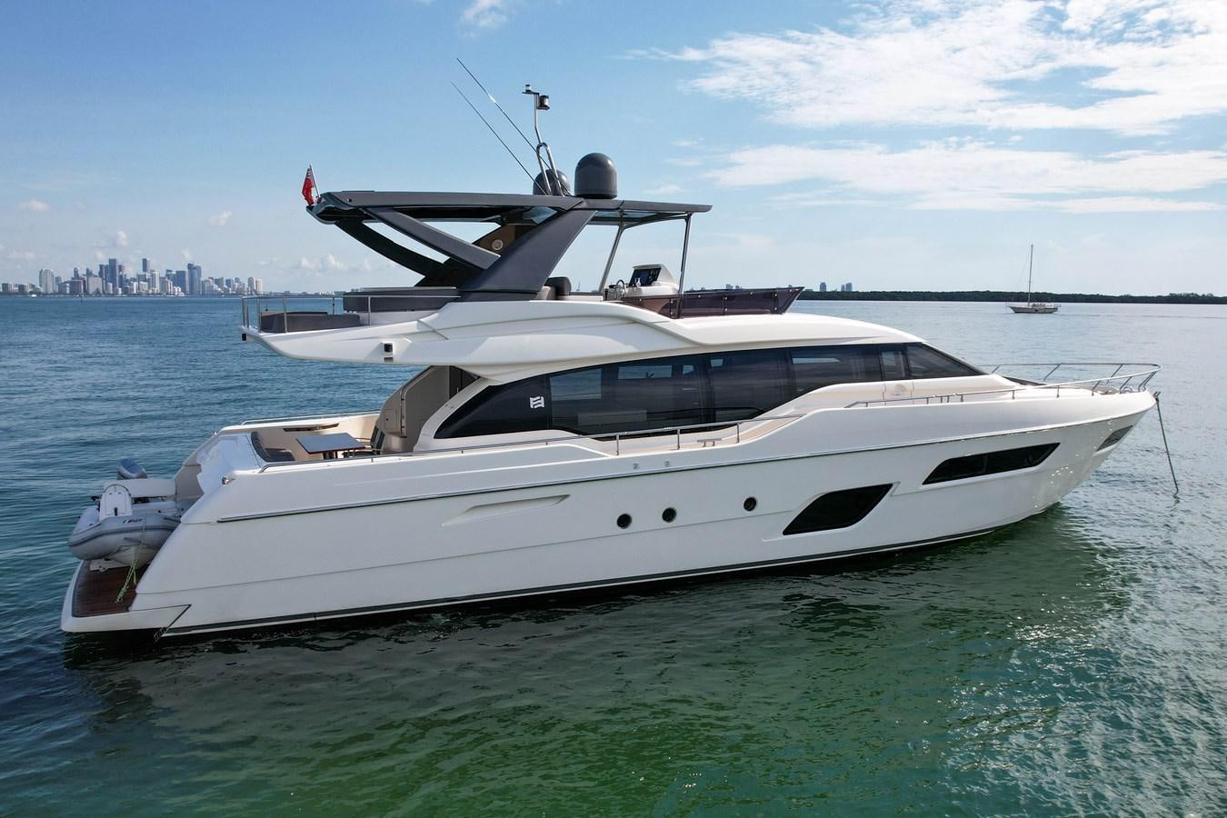 a white yacht in the water aboard G3 Yacht for Sale