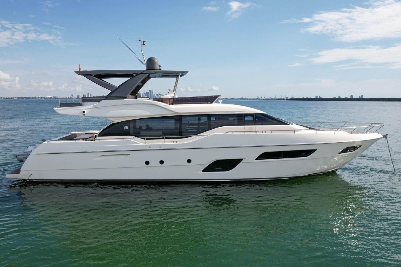 a white yacht in the water aboard G3 Yacht for Sale