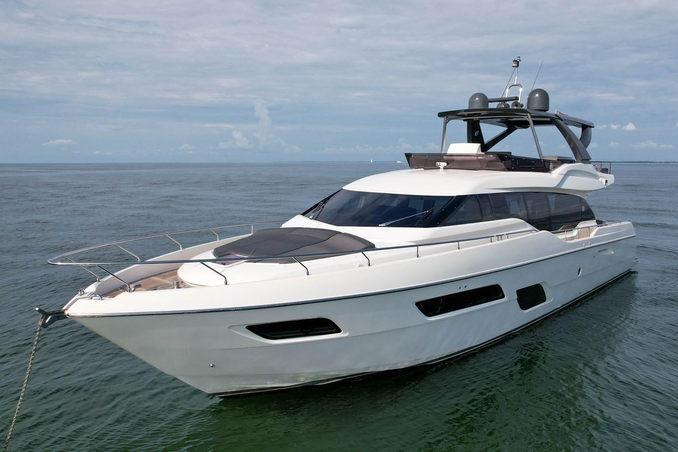 a white yacht in the water aboard G3 Yacht for Sale