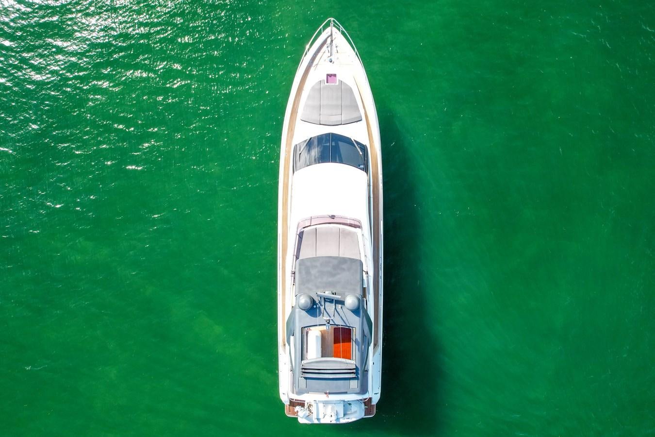 a white ship in the water aboard G3 Yacht for Sale