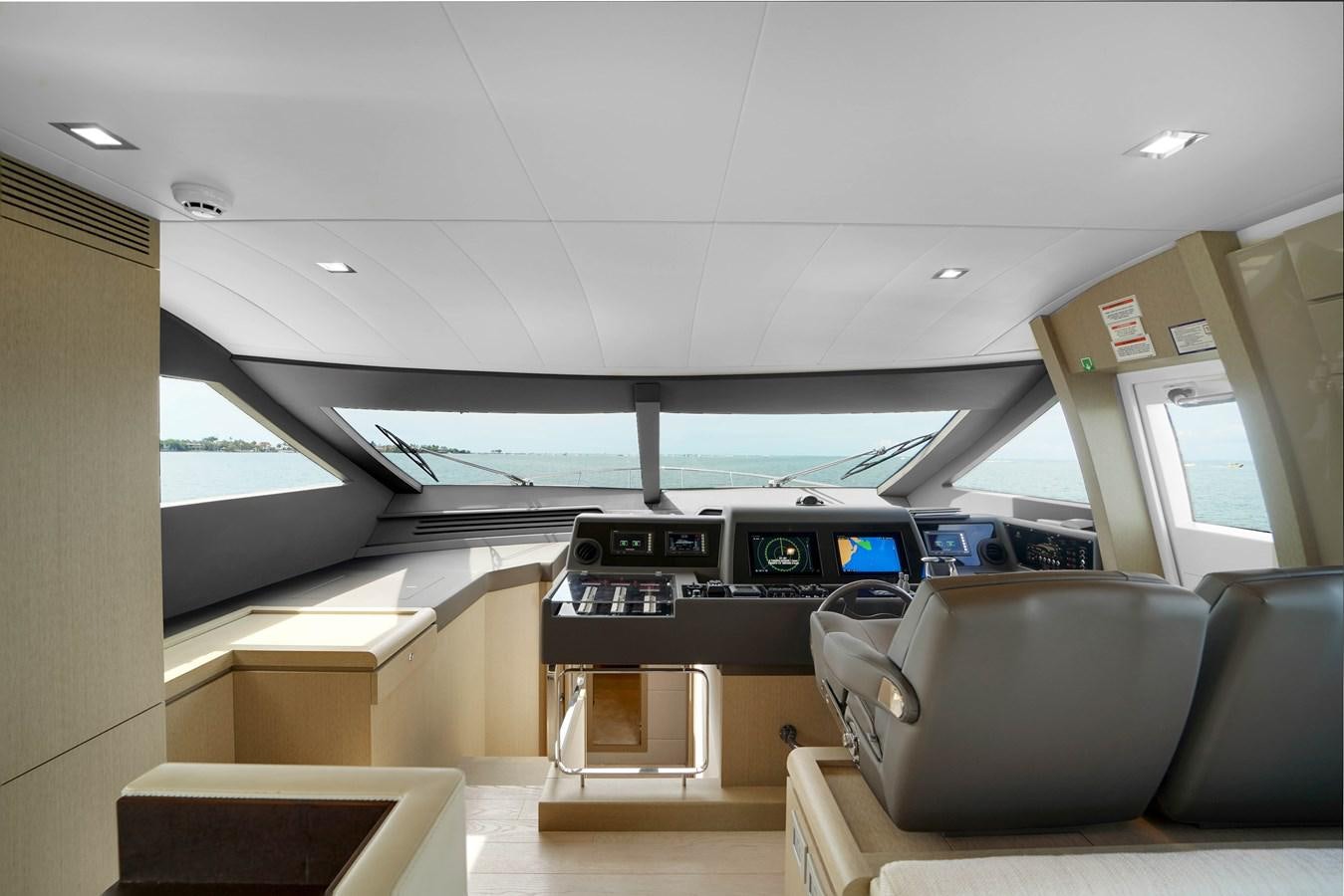the inside of a vehicle aboard G3 Yacht for Sale