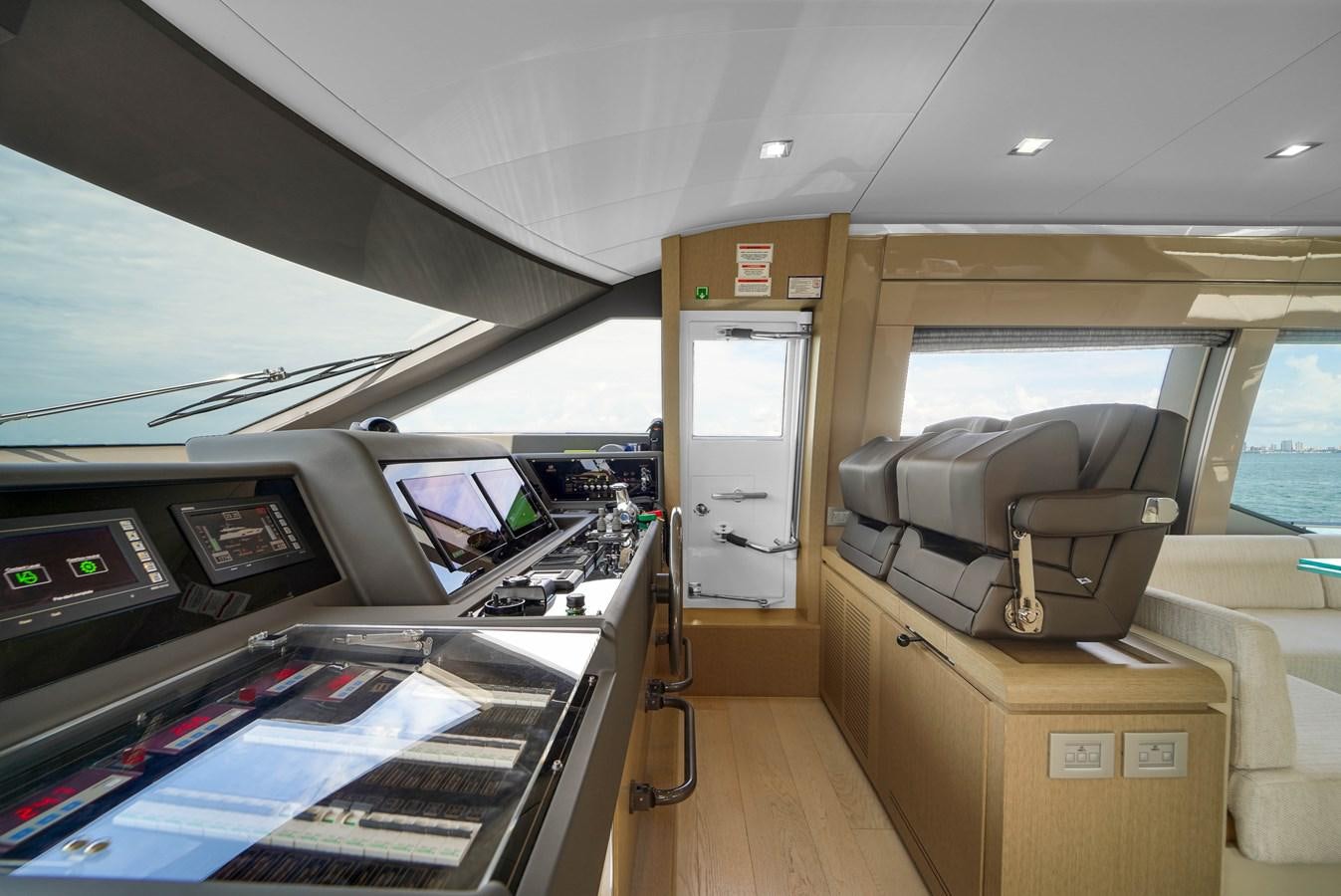 inside of a vehicle aboard G3 Yacht for Sale