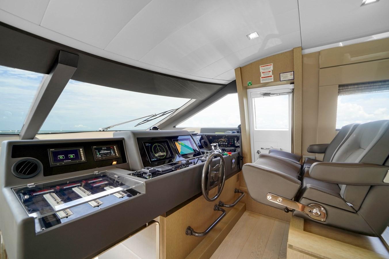 inside of a vehicle aboard G3 Yacht for Sale