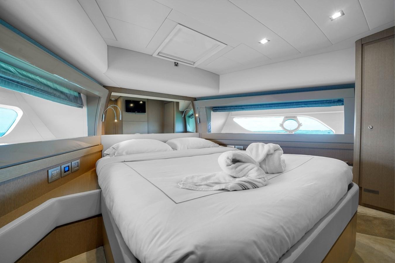a hospital room with beds aboard G3 Yacht for Sale