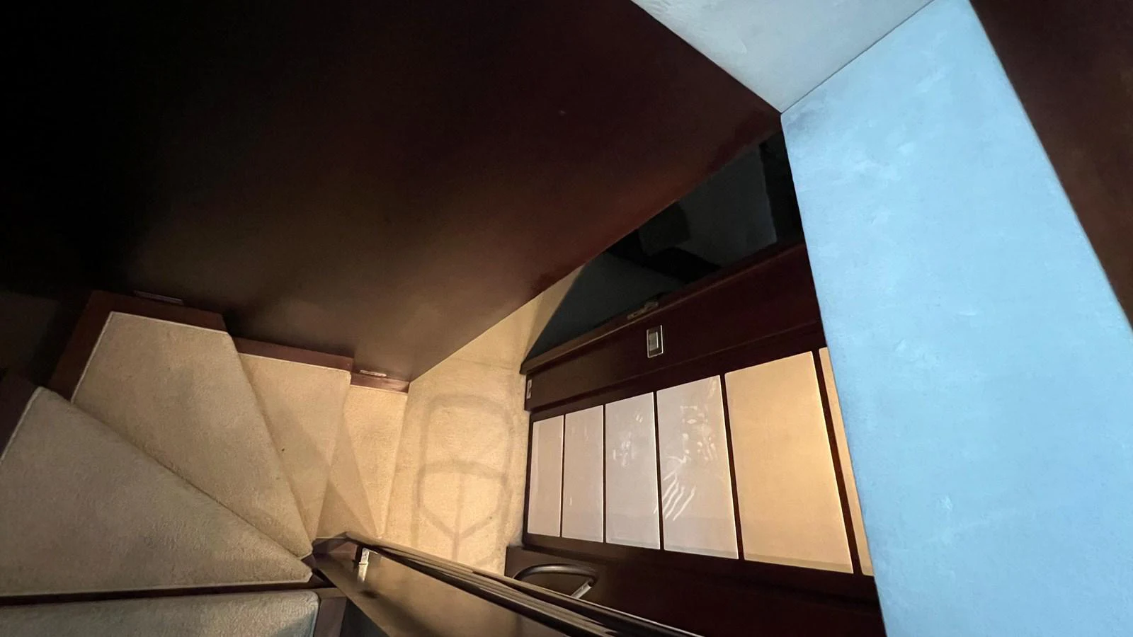 a room with a bed and a window aboard BT-2 Yacht for Sale