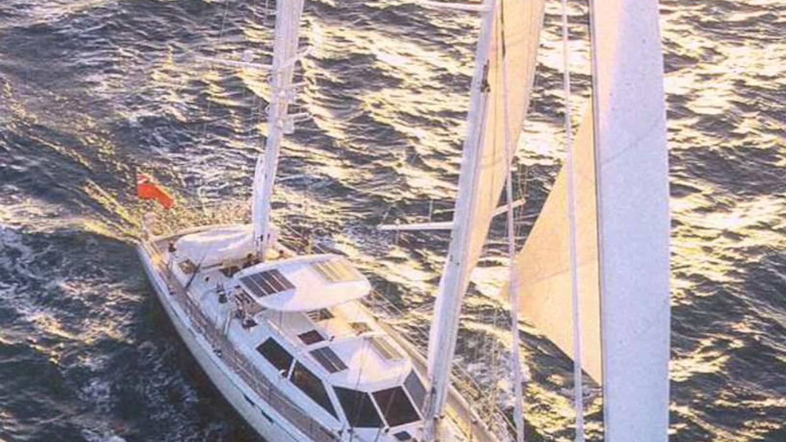 a boat on the water aboard LEONORE Yacht for Sale
