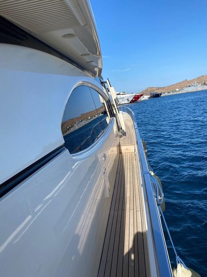 the front of a boat aboard NILE Yacht for Sale