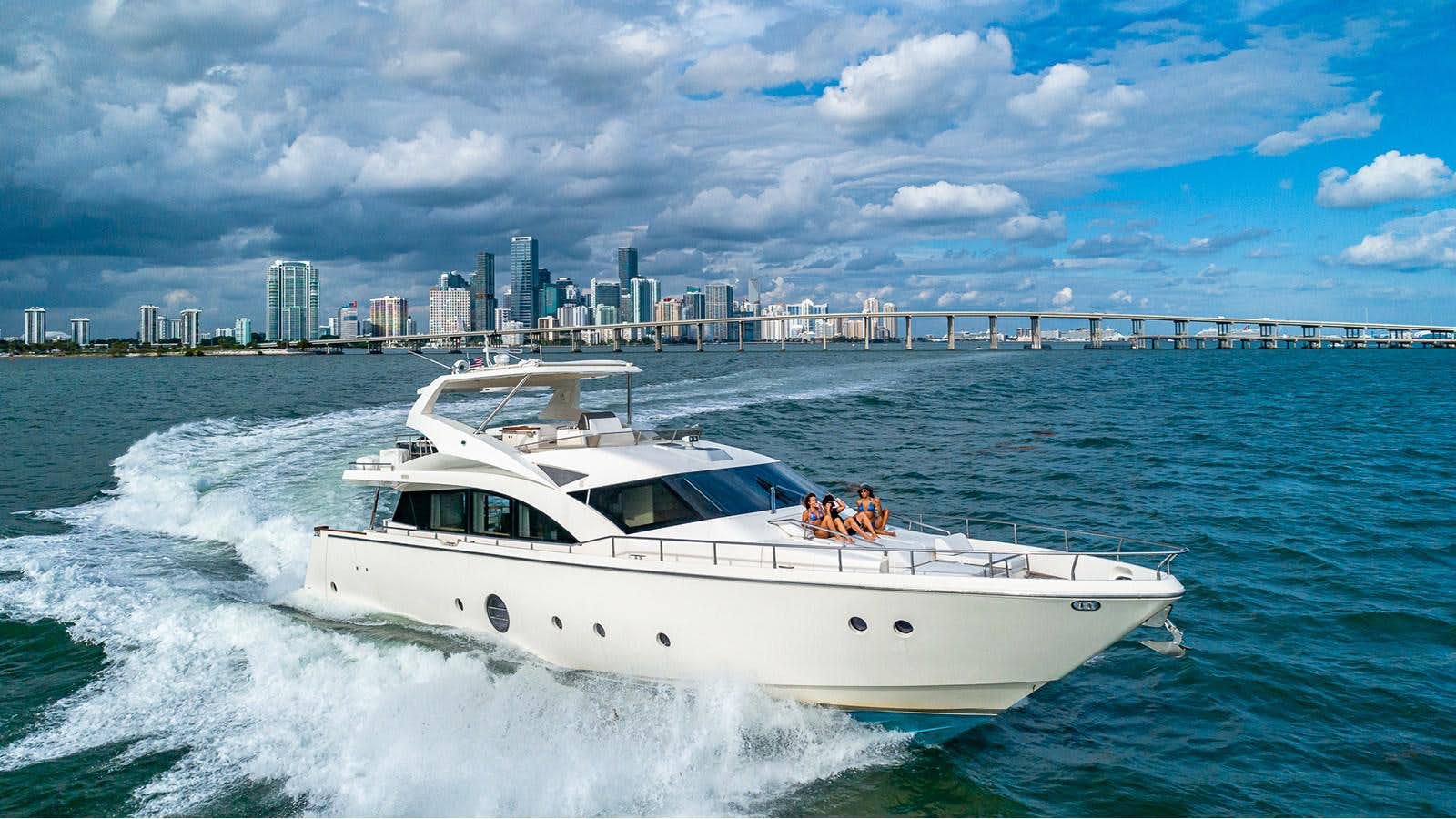 a boat on the water aboard THERAPY Yacht for Sale