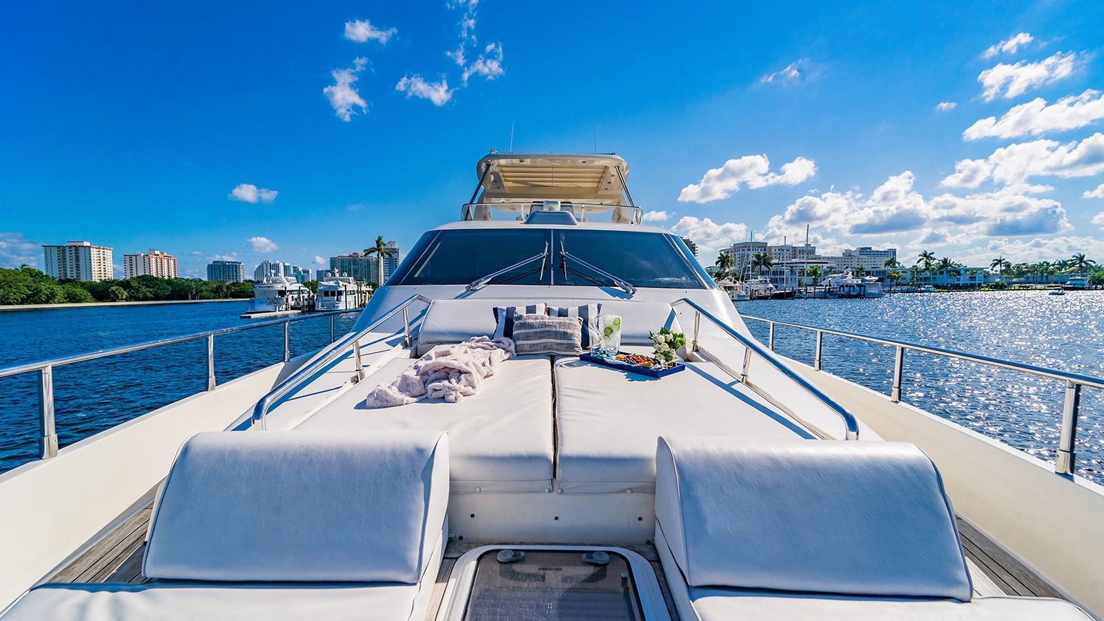 a boat on a body of water aboard THERAPY Yacht for Sale