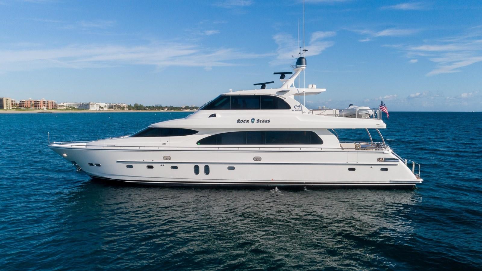 a white yacht in the water aboard SEA FAIRY Yacht for Sale
