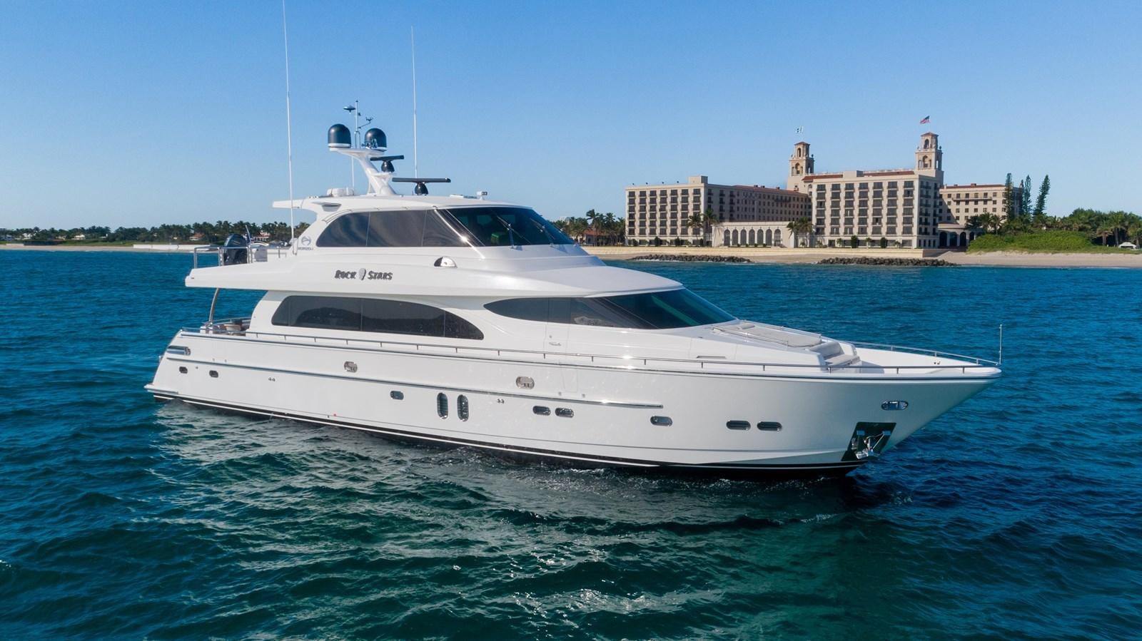 a white yacht on the water aboard SEA FAIRY Yacht for Sale