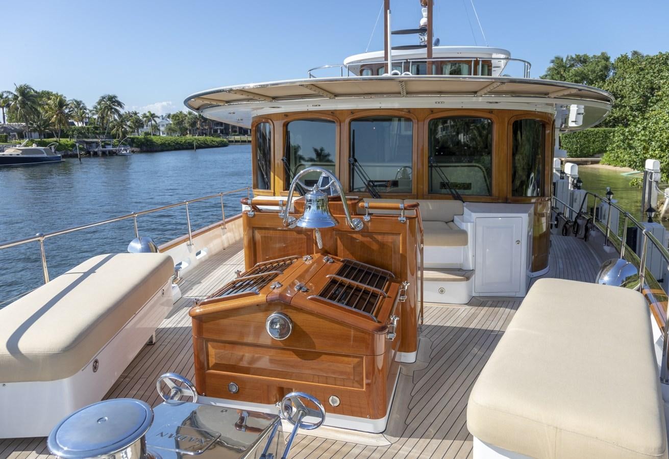 a boat on a body of water aboard NADAN Yacht for Sale