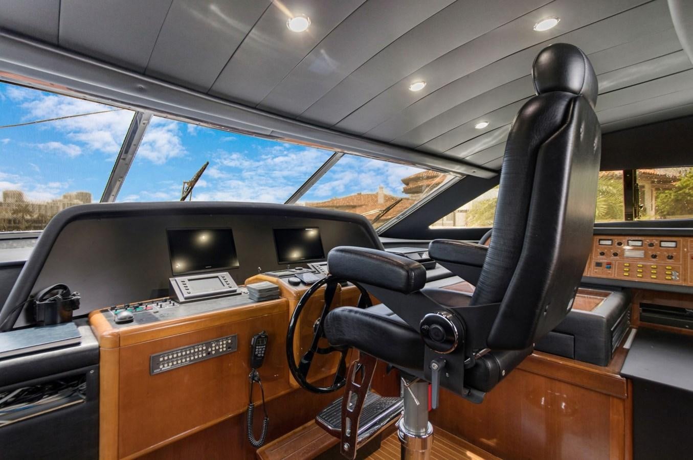 inside of a car aboard SINPATICO Yacht for Sale