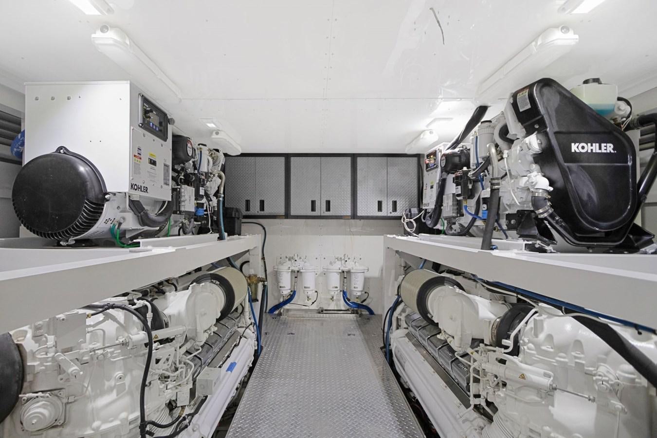 a room with machinery aboard SINPATICO Yacht for Sale