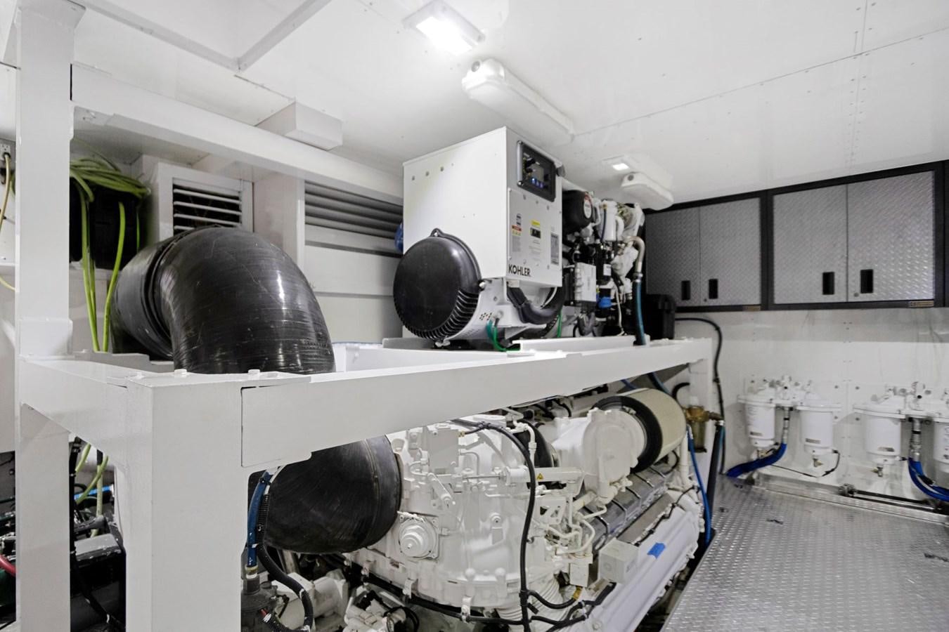 a room with machinery aboard SINPATICO Yacht for Sale