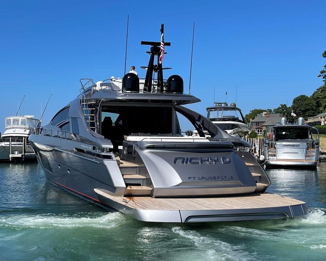 a boat in the water aboard NICKY D Yacht for Sale