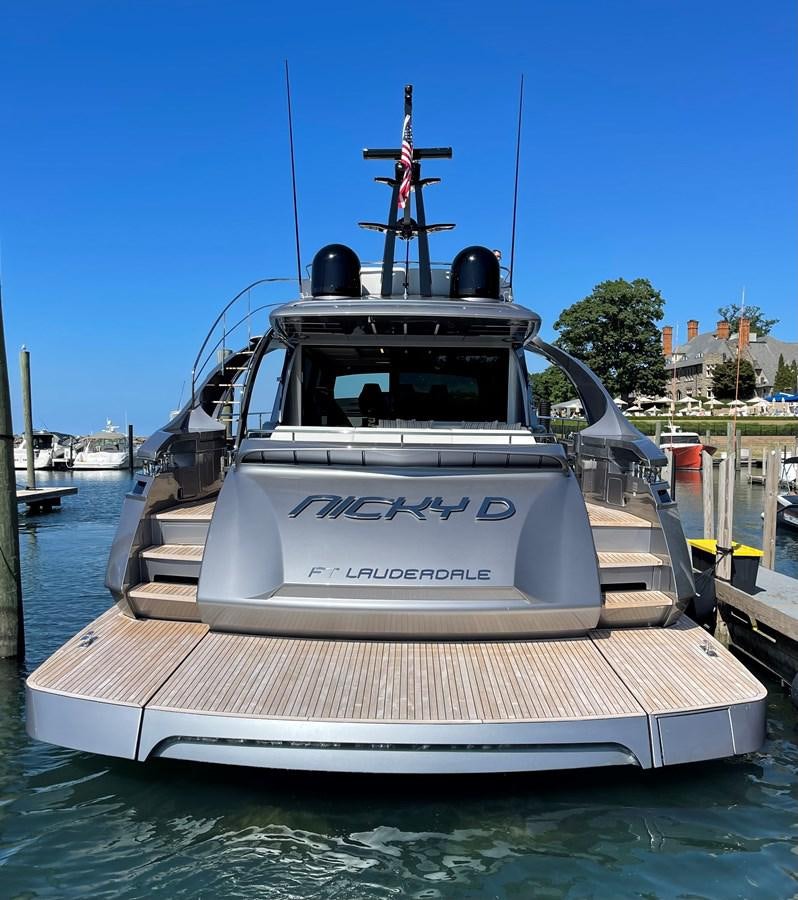 a boat docked at a pier aboard NICKY D Yacht for Sale
