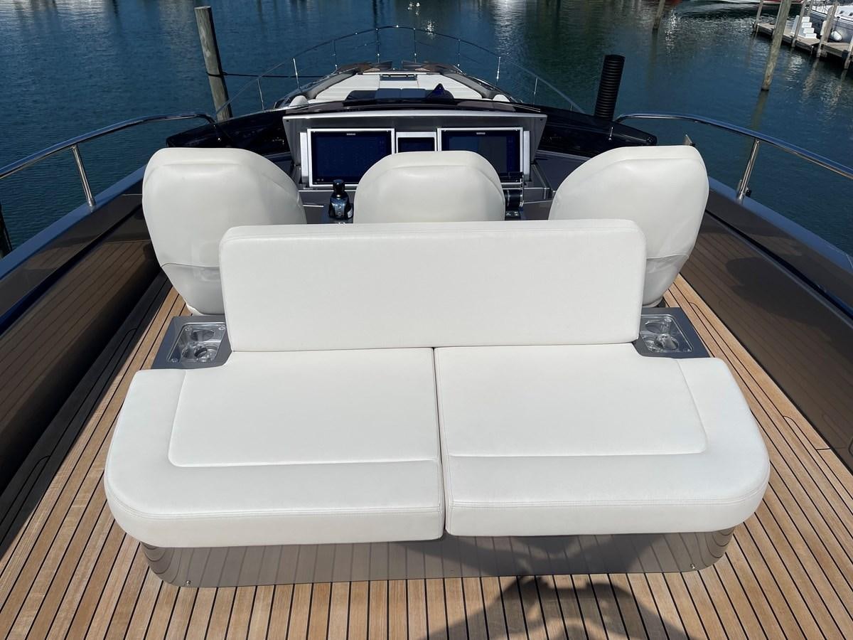 a boat on a deck aboard NICKY D Yacht for Sale
