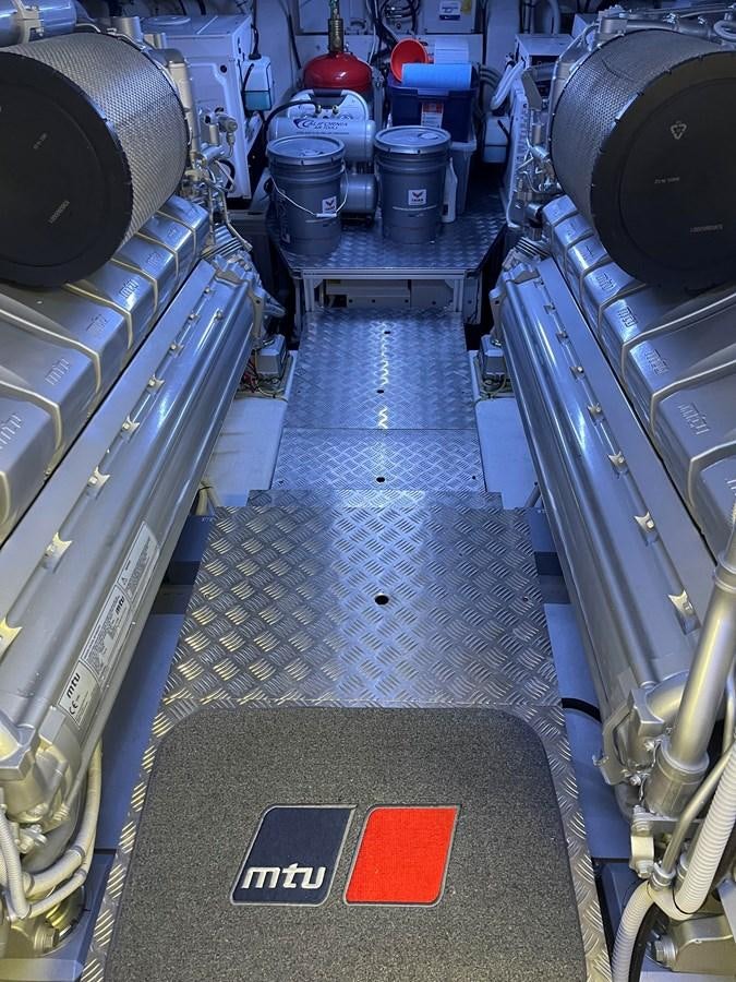 a machine with a screen aboard NICKY D Yacht for Sale