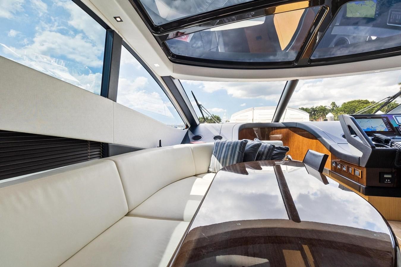 inside of a car aboard JOLLY ROGERS Yacht for Sale