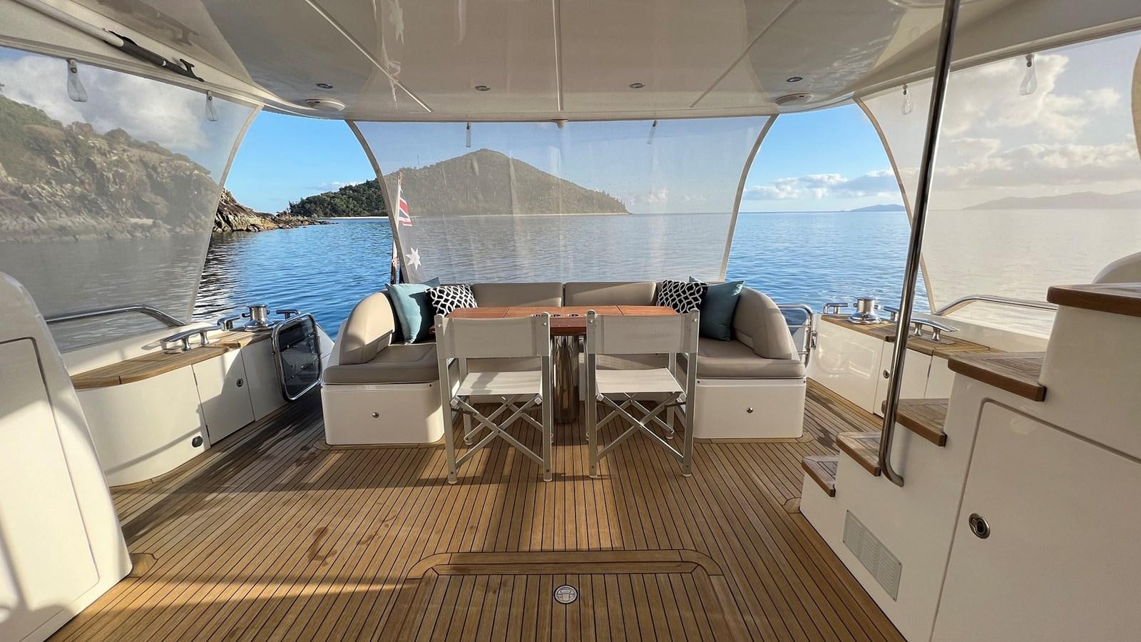 a boat on the water aboard MOJO Yacht for Sale