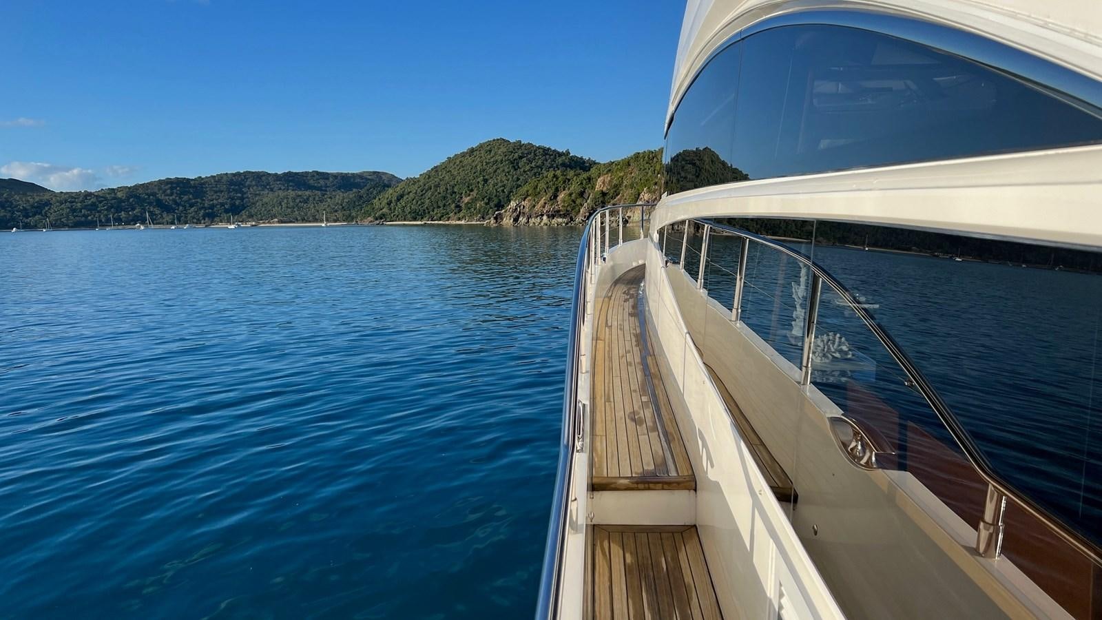 a boat on the water aboard MOJO Yacht for Sale