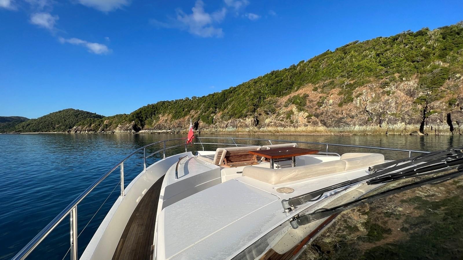 a boat on the water aboard MOJO Yacht for Sale