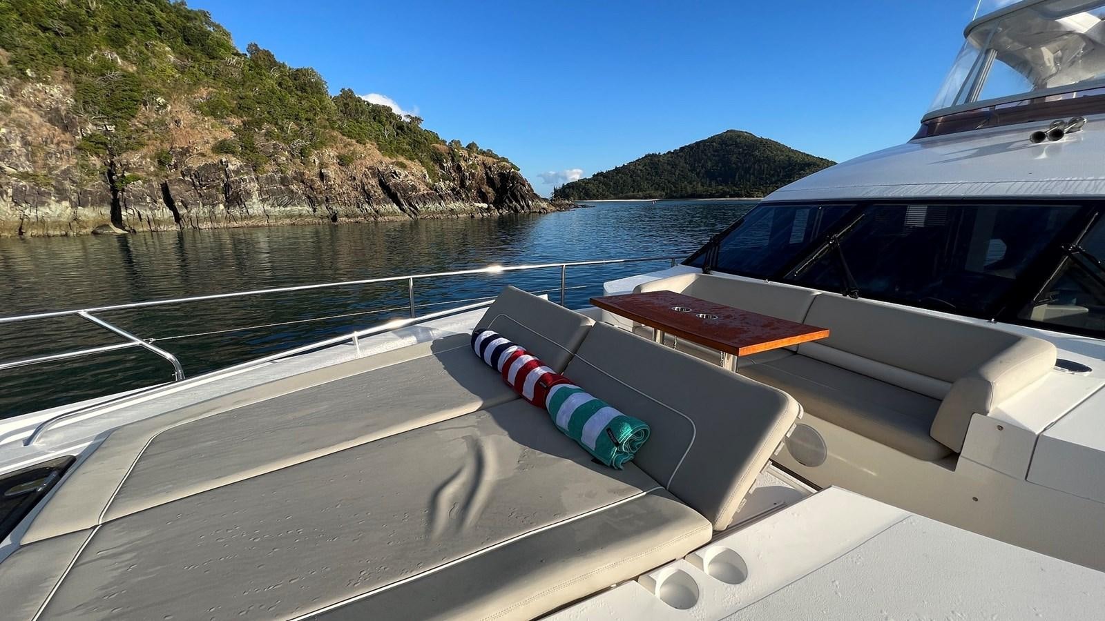 a boat on a lake aboard MOJO Yacht for Sale