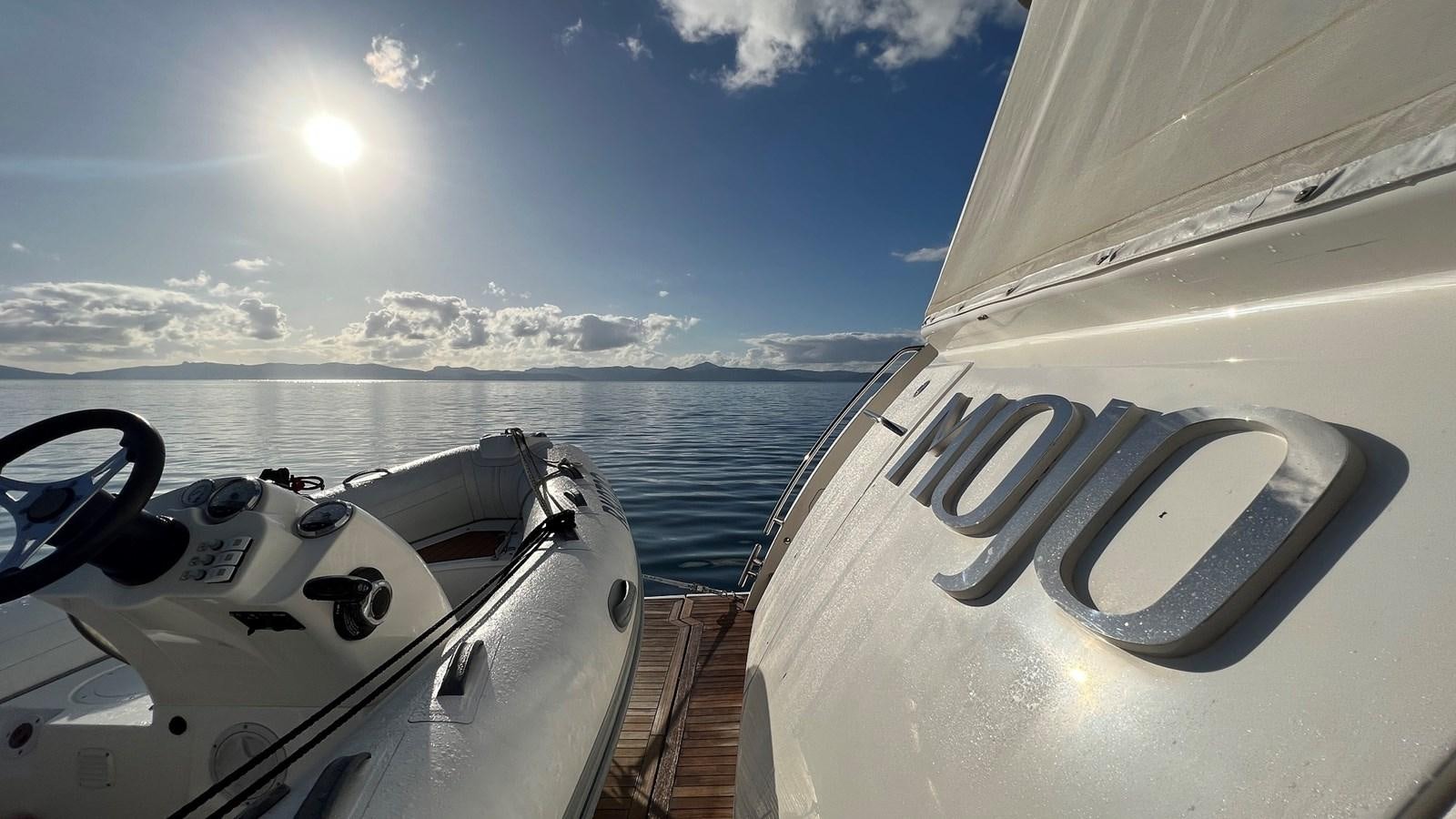 a boat on the water aboard MOJO Yacht for Sale
