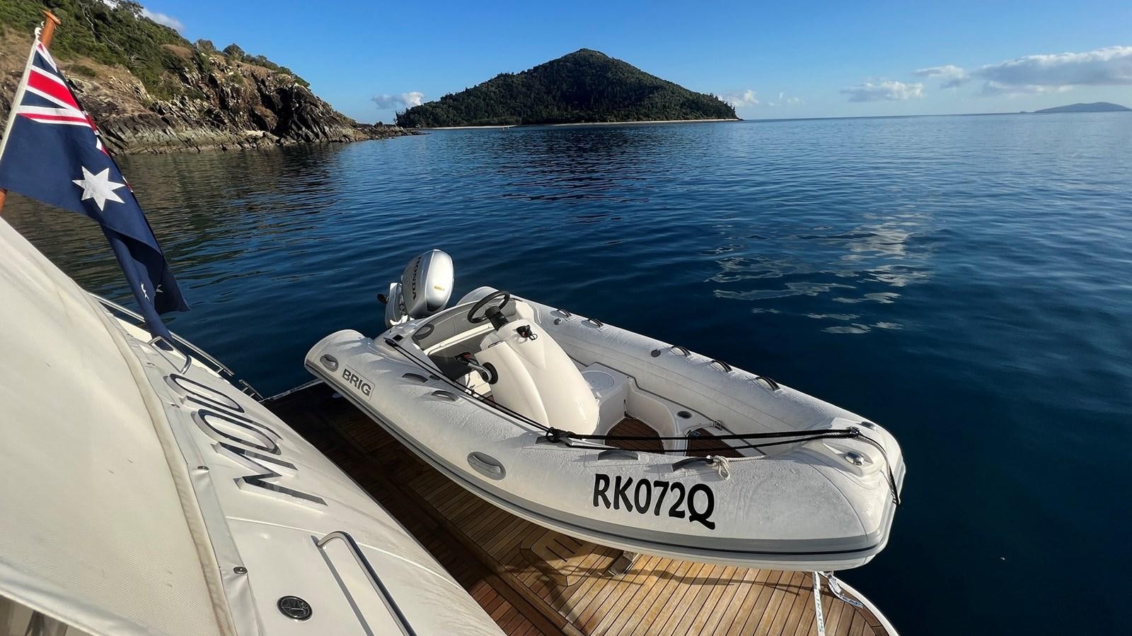a boat on the water aboard MOJO Yacht for Sale