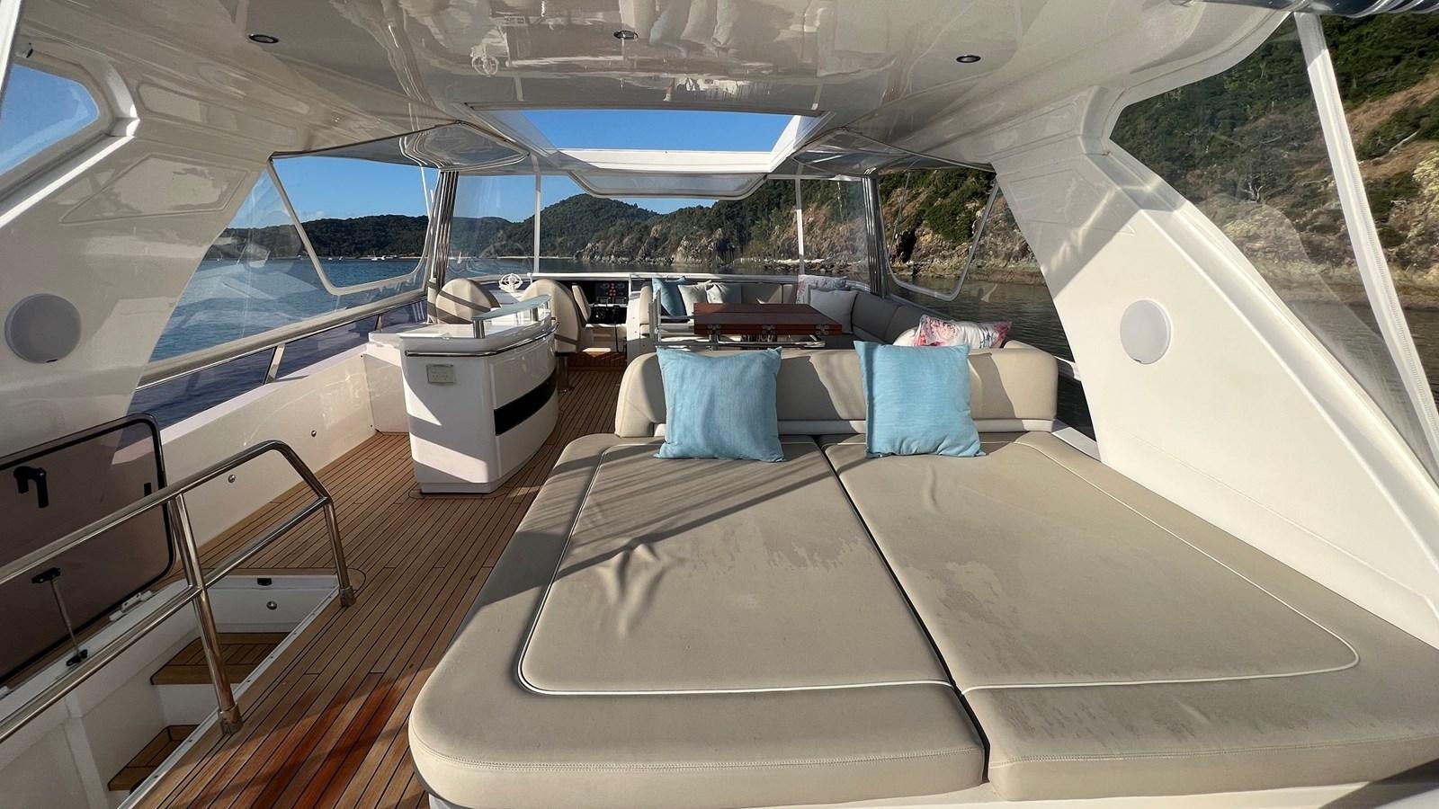 inside of a boat aboard MOJO Yacht for Sale
