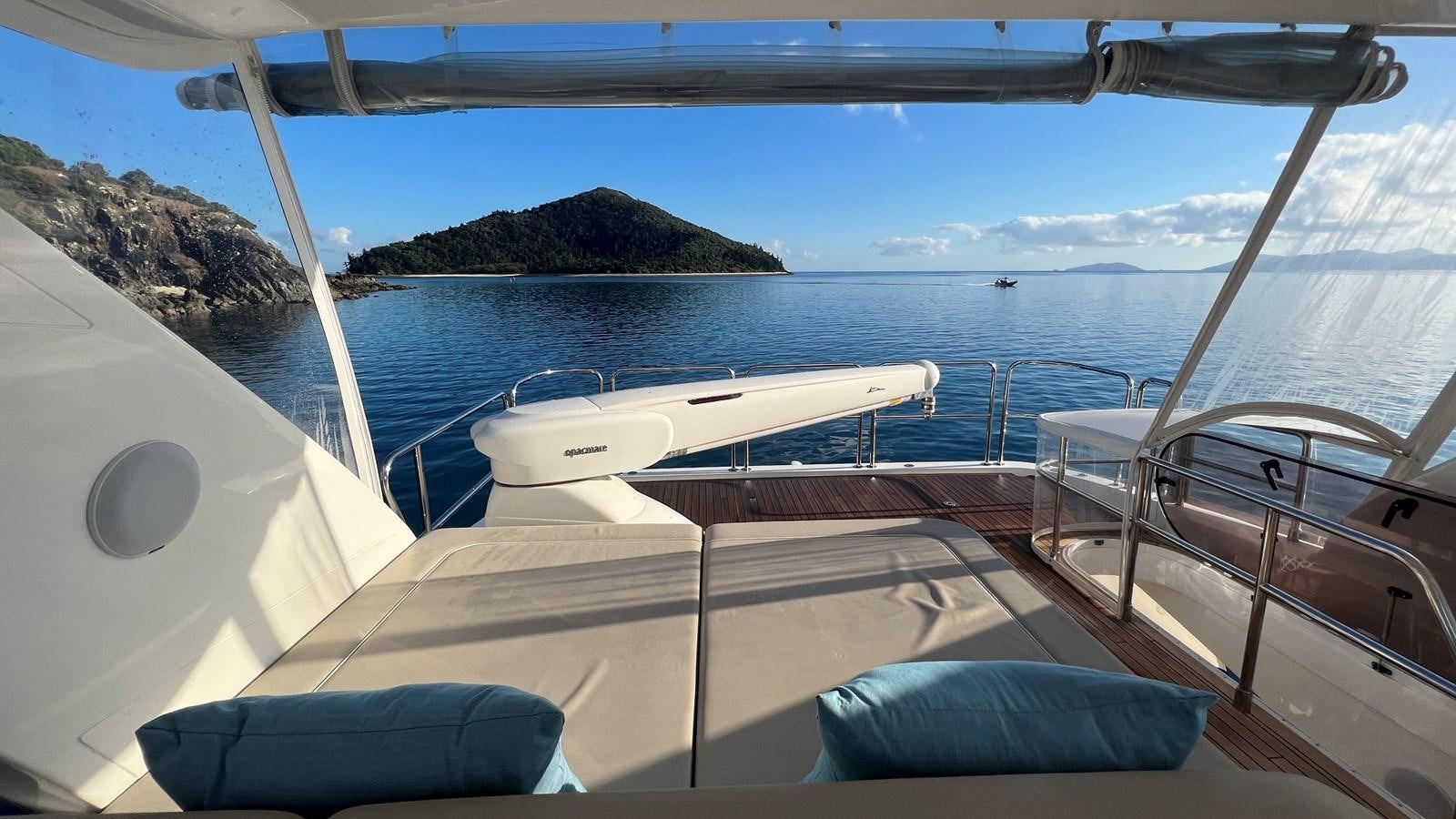 a boat on the water aboard MOJO Yacht for Sale