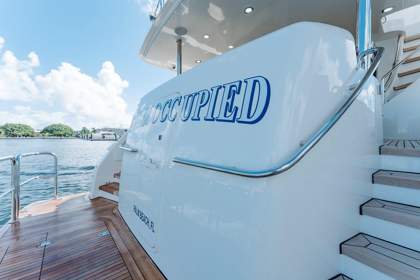 a boat on a body of water aboard FULLY OCCUPIED Yacht for Sale