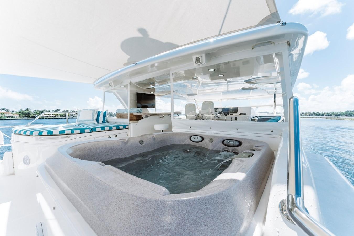a boat on the water aboard FULLY OCCUPIED Yacht for Sale