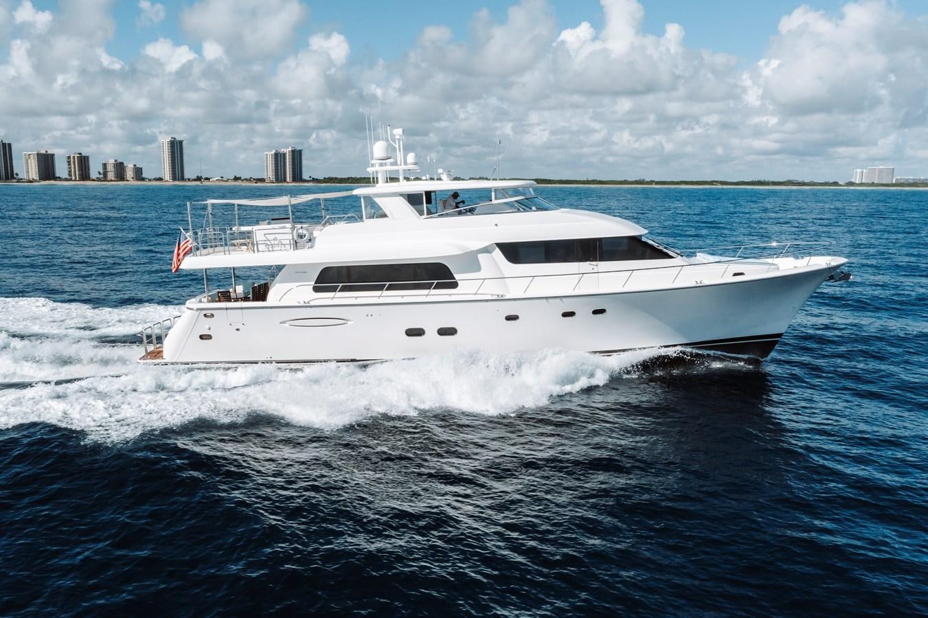 a boat on the water aboard FULLY OCCUPIED Yacht for Sale