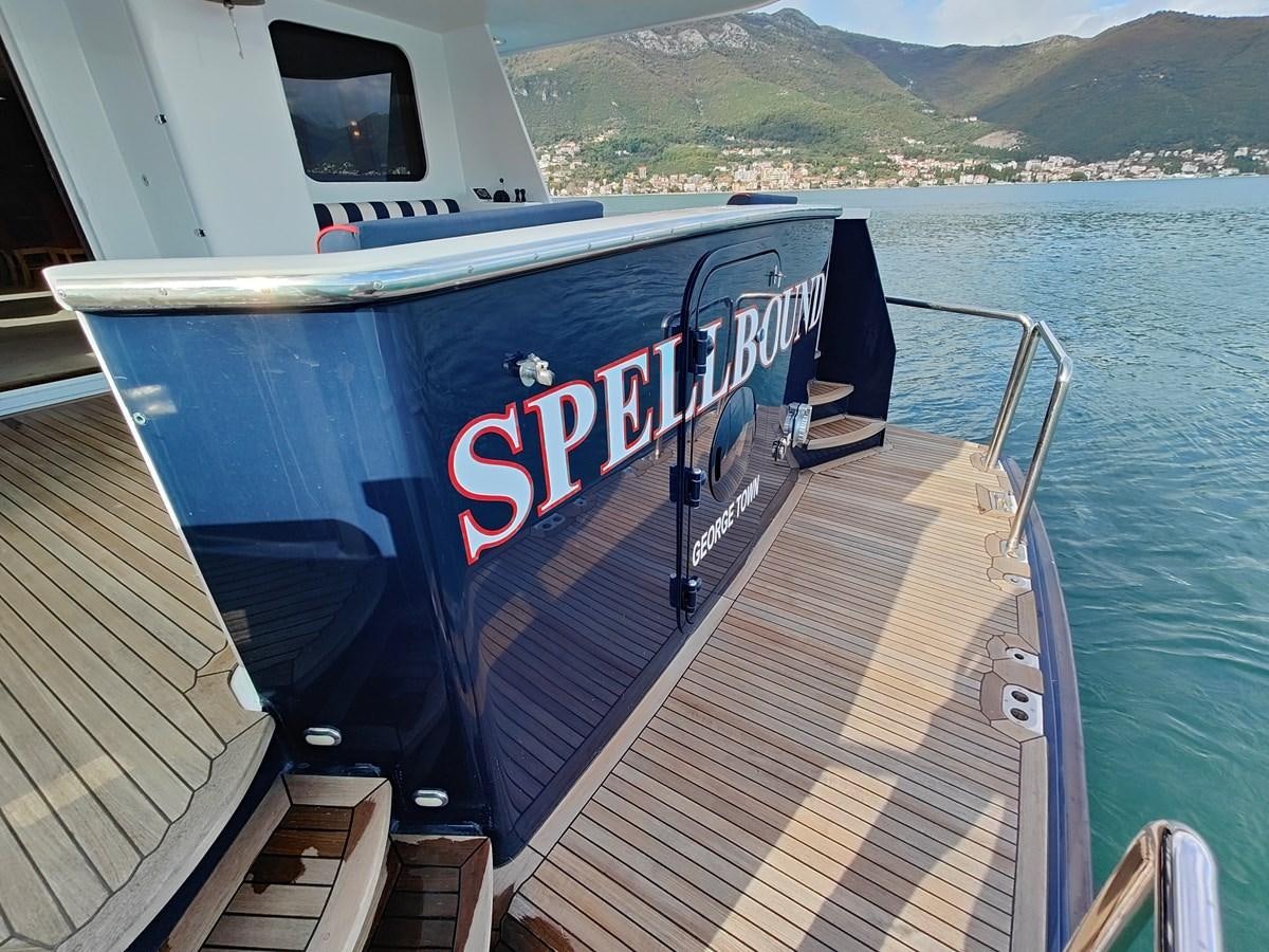 a boat on the water aboard SPELLBOUND Yacht for Sale