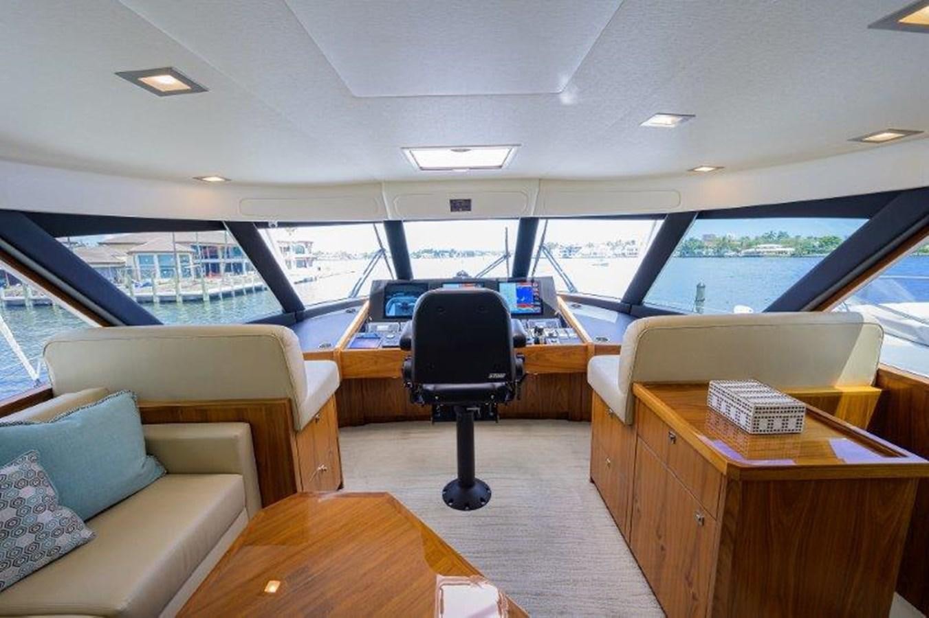 inside of a car aboard 50 CALIBER Yacht for Sale