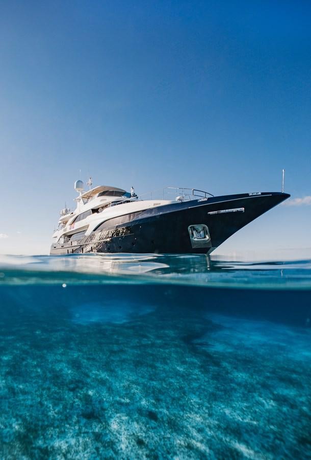 a boat in the water aboard COFINA Yacht for Charter